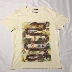 Gucci “snake-print” cotton T-shirt
